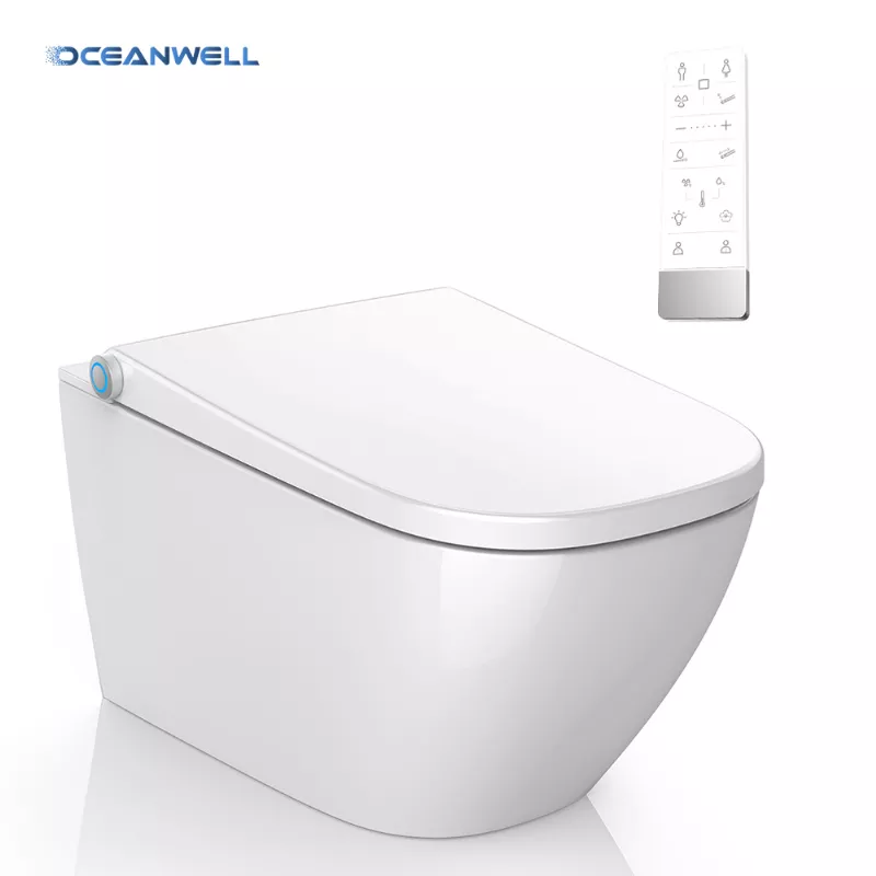 E401 China Manufacturer Bathroom Square Intelligent Smart Toilets