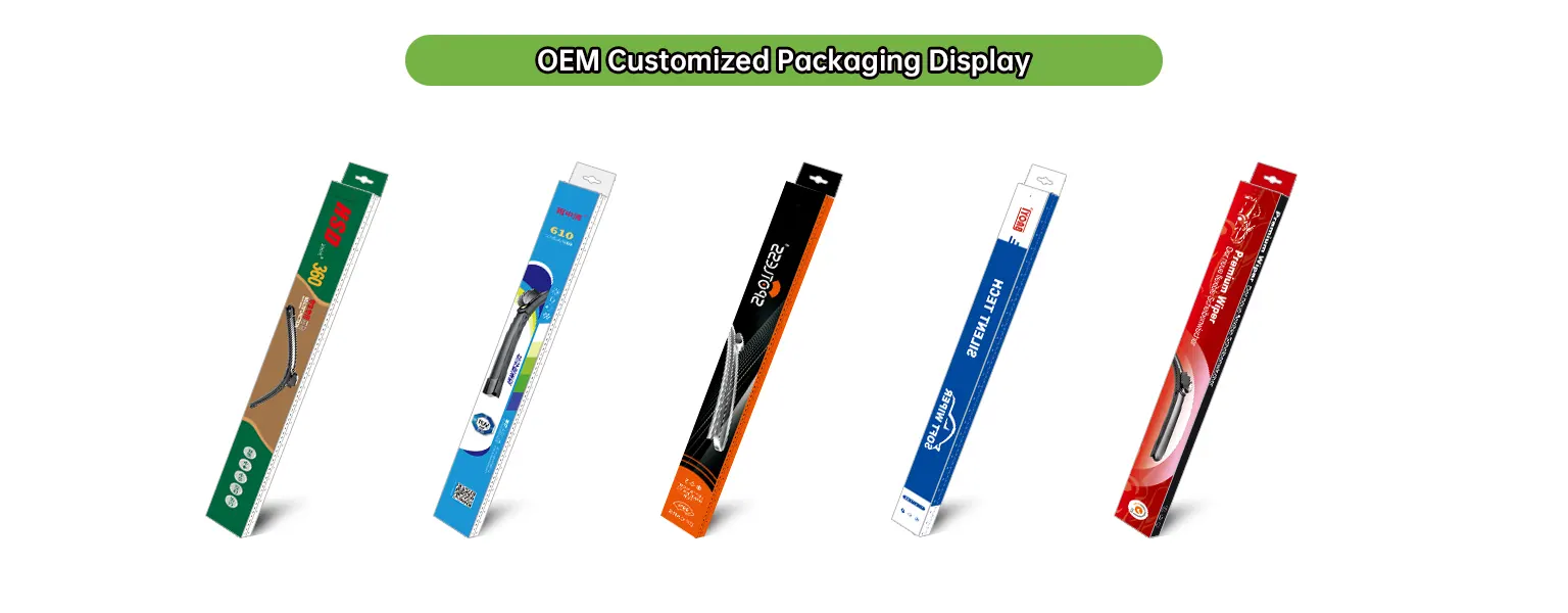 custom OEM wiper blade packaging