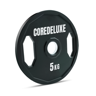 Coredeluxe Black Rubber WL Bumper Plates 5-20KG