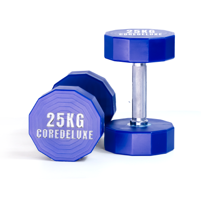 Coredeluxe PU 12-Sided Head Dumbbells